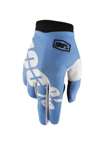 100% - 100% iTrack Gloves - 1000200211 - Cyan - Medium