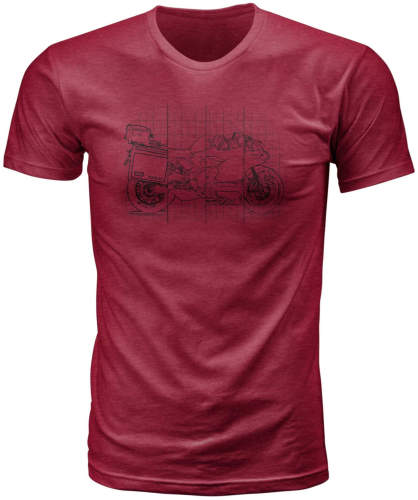 Fly Racing - Fly Racing Variety T-Shirt - 5817 352-03643 - Burgundy - Medium