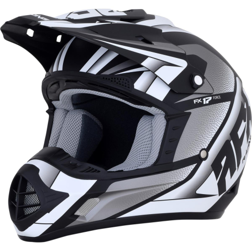 AFX - AFX FX-17 Force Helmet - 0110-5200 - Black/White - X-Large