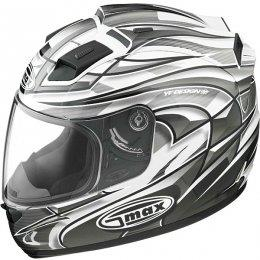 G-Max - G-Max Top Vent for GM68S Max Graphic Helmet - White/Black - G980192