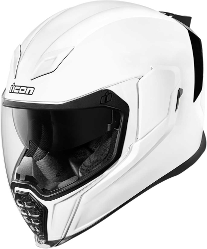 Icon - Icon Airflite Gloss Solid Helmet - 0101-10862 - White - Small