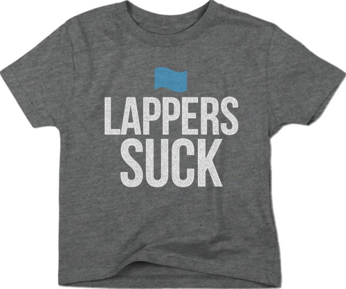 Smooth - Smooth Lappers Suck Youth T-Shirt - 4251-103 - Gray - Small