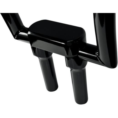 LA Choppers - LA Choppers Hefty Handlebar Riser/Top Clamp Kit - 6in. Tall - Black - LA-7446-06B