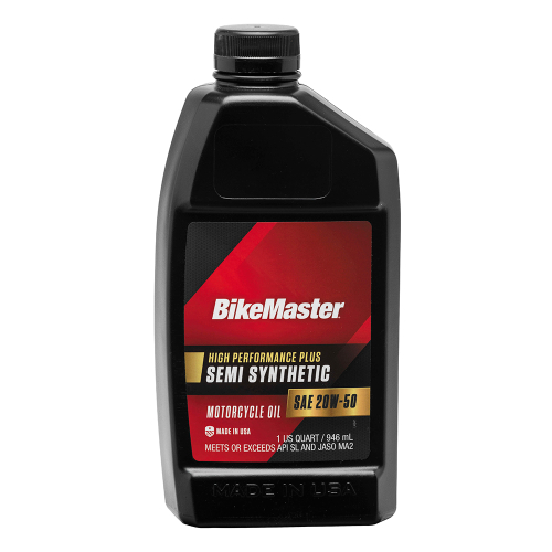 BikeMaster - BikeMaster Semi-Synthetic Oil - 20W50 - 1qt. - 532319
