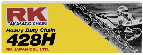 RK - RK 428H RK-M Heavy-Duty Chain - 132 Links - Natural - 428H-132