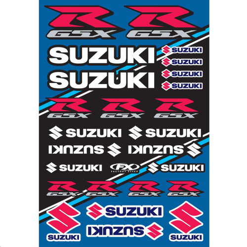 Factory Effex - Factory Effex OEM Sticker Sheets - Suzuki - 22-68434