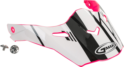 G-Max - G-Max Visor with Screws for AT-21/S Helmets - Epic Pink/White/Black - G021067