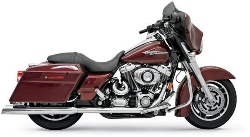 Bassani Manufacturing - Bassani Manufacturing 3 1/2in. Slip-On Mufflers - Slant Cut - Chrome - 11117C