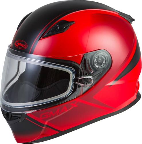G-Max - G-Max FF49S Hail Helmet - G2495035 - Matte Red/Black - Medium