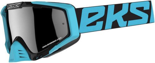 EKS Brand - EKS Brand S Outrigger Goggles - 067-50180 - Black/Ice Blue/Silver Mirror Lens