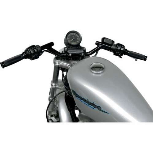 Todds Cycle - Todds Cycle 1in. Speed Up Cafe Handlebar - Gloss Black - 0601-1863