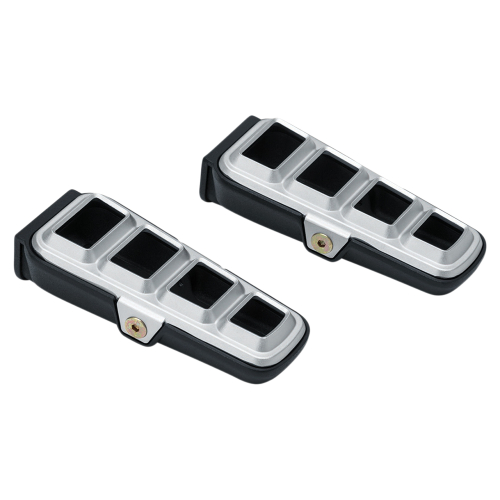 Kuryakyn - Kuryakyn Dillinger Footpegs without Male-Mount Ends - Silver - 6658