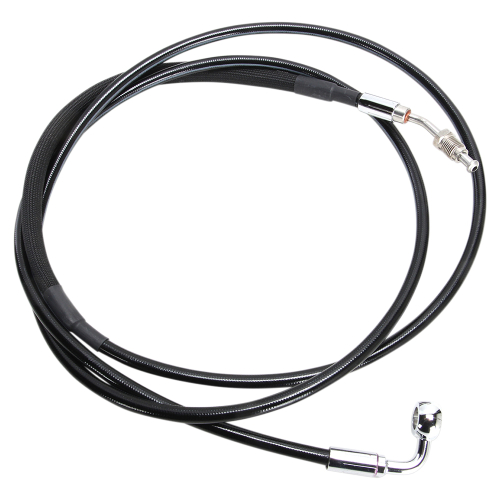 Magnum - Magnum XR Stainless Hydraulic Clutch Line - Stock Length - Black - SBC0109-74