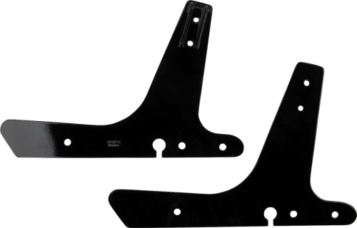 Khrome Werks - Khrome Werks Sissy Bar Sideplates - Black - 264820