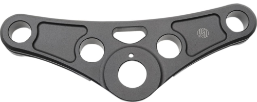 RSD - RSD Top Triple Clamp - Black Ops without Riser Holes - 0208-2109-SMB