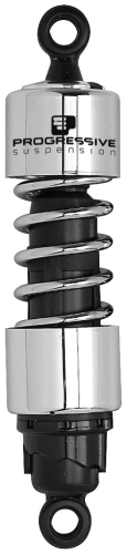 Progressive Suspension - Progressive Suspension 412 Series 12.5in. Shocks - Chrome - 412-4054C