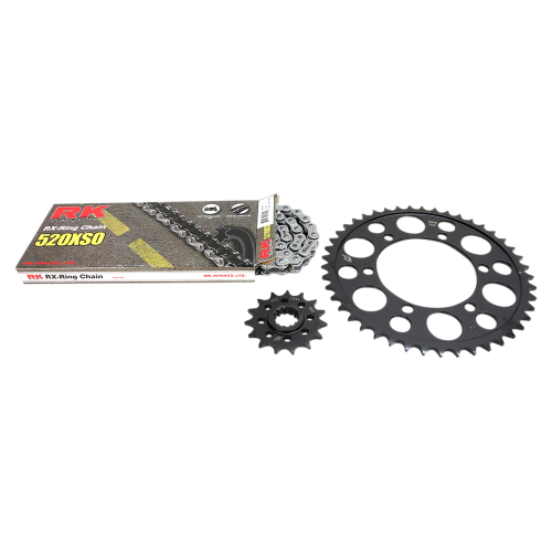 RK - RK Quick Acceleration Chain Kit with Steel Sprocket - Natural - 4067-069P