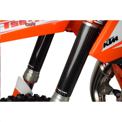 Scar Racing - Scar Racing Carbon Fiber Lower Fork Wraps - 220mm x 45mm - SFWLS