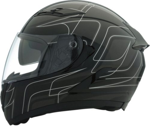 Z1R - Z1R Strike OPS SV Graphics Helmet - XF-2-0101-9089 - Black/Silver - X-Small