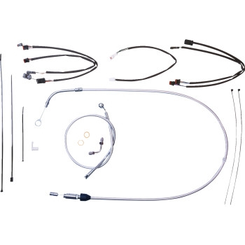 Magnum - Magnum Sterling Chromite Handlebar Installation Kit for 12in-14in. Ape - 3871161