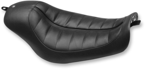 RSD - RSD Bob Job Solo Seat - Black Distressed Vinyl w/ Raised Detailing Accents - 76996