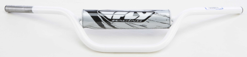 Fly Racing - Fly Racing 1010 Carbon Steel Handlebar - ATV Bend - White - MOT-155-PC-W