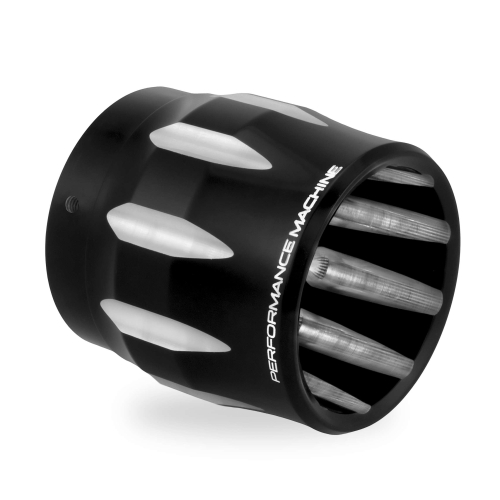 Performance Machine - Performance Machine Elite Exhaust End Cap for Vance & Hines 4in. Slip-On - Tech 10 - Contrast Cut - 02042021TECBM