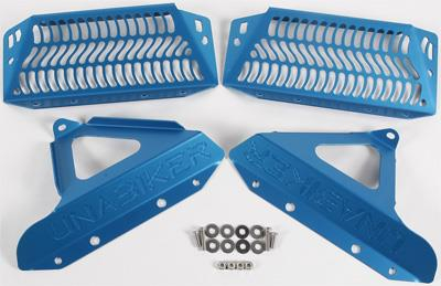 Unabiker - Unabiker Radiator Guards - Blue - YYZ123-U