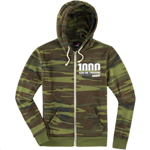 Icon 1000 - Icon 1000 Vertixal Womens Hoody - 3051-1095 - Camo - Large