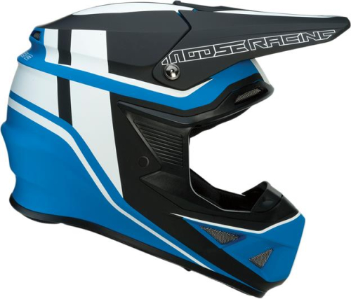 Moose Racing - Moose Racing F.I. Sesson Helmet - 0110-5739 - Black/Blue - Small