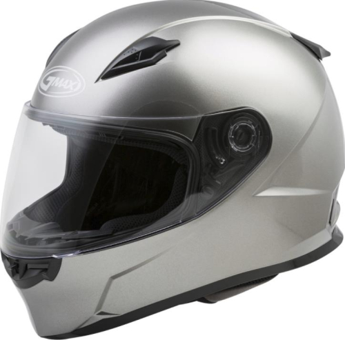 G-Max - G-Max FF49 Solid Helmet - G7490473 - Titanium - X-Small