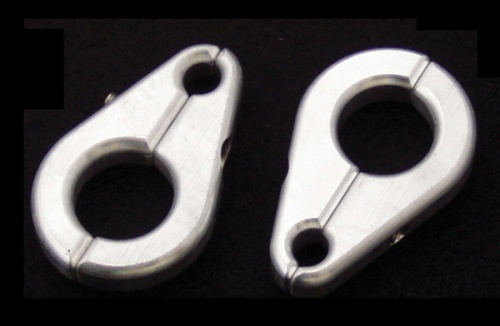 ModQuad - ModQuad 3/4in. Biillet Brake Line Clamps - Billet - 7/16in. - BLC-2