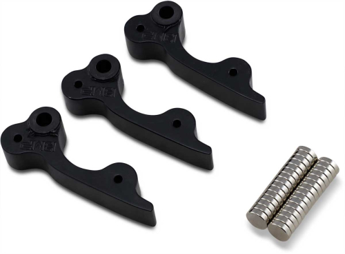 BikeMan Performance - BikeMan Performance Gold Star Magnetic Adjustable Clutch Weights - 5-Step Metal Treating Process - Black - 07-GSW-6174
