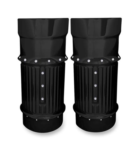 Covingtons - Covingtons Dimpled Fork Bellows - Black - C1114-B