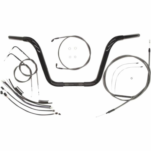 Magnum - Magnum Caliber Bagger Handlebar Installation Kit - 12in. - Black - 48830212
