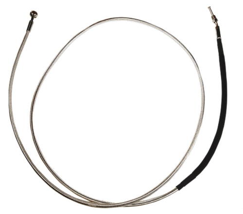 Magnum - Magnum Polished Stainless Hydraulic Clutch Line - 56in. - 180 Degree Banjo Angle - 51456