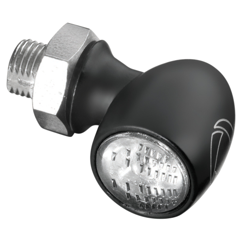 Kuryakyn - Kuryakyn Atto Front Marker Light by Kellermann - Clear Lens/White LED/Satin Black Housing - 2525