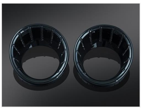 Kuryakyn - Kuryakyn LED Speedo & Tach Bezels - Gloss Black - 7288