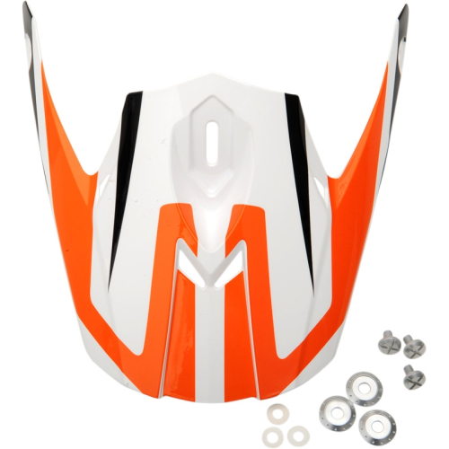 AFX - AFX Peak for FX-21 Helmets - Multi Orange/White Multi - 0132-0858