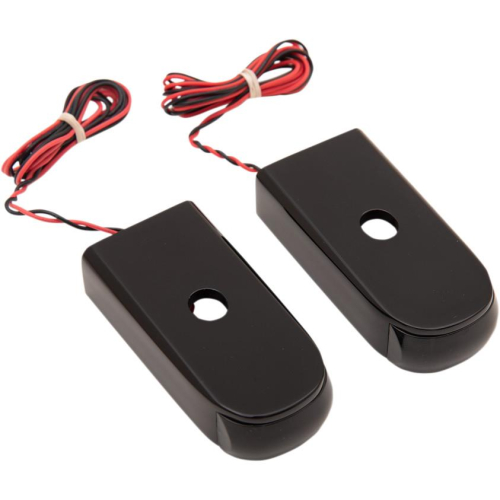 Alloy Art - Alloy Art Strut Mount LED Lights - Smoke Lens - Anodized Black Finish - SSL-BR-2B