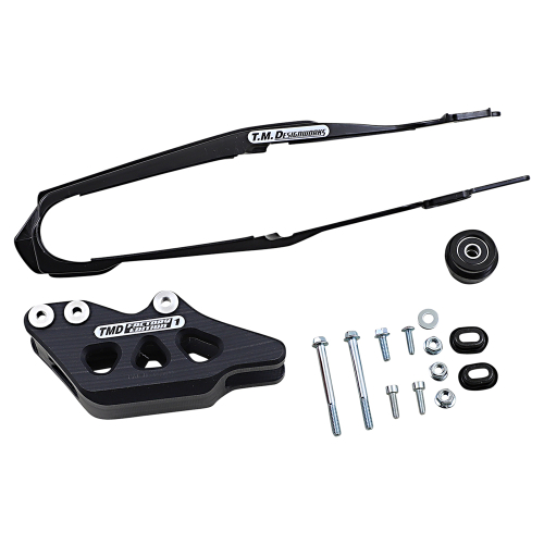 T.M. Designworks - T.M. Designworks Dirt Cross Multi-Purpose Chain Slide-N-Guide Kit FE1 Guide - Black - DCK-OR7-BK