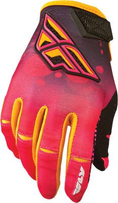 Fly Racing - Fly Racing Kinetic Womens Gloves (2014) - 367-61809 - Pink/Orange - X-Large