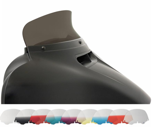 Memphis Shades - Memphis Shades Spoiler Windshield - 10in. - Ghost - MEP86208