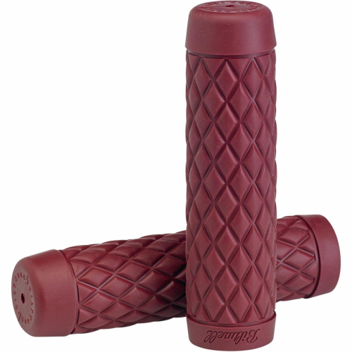 Biltwell Inc. - Biltwell Inc. Torker Grips for 7/8in. Handlebars - Oxblood - GRTOR78OX