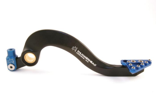 Hammerhead Designs - Hammerhead Designs Forged Aluminum Brake Pedal - Black/Blue - 12-0222-21-22