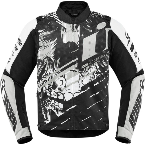 Icon - Icon Overlord SB2 Stim Jacket - 842.2820-4546 - White - Medium