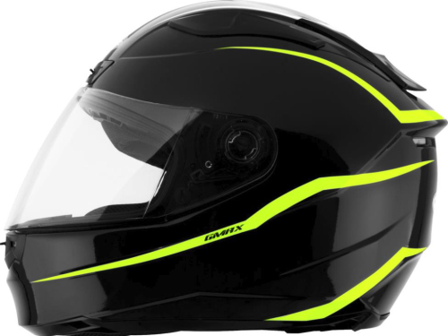 G-Max - G-Max FF88 Precept Helmet - G1884604 - Black/Hi-Vis - Small