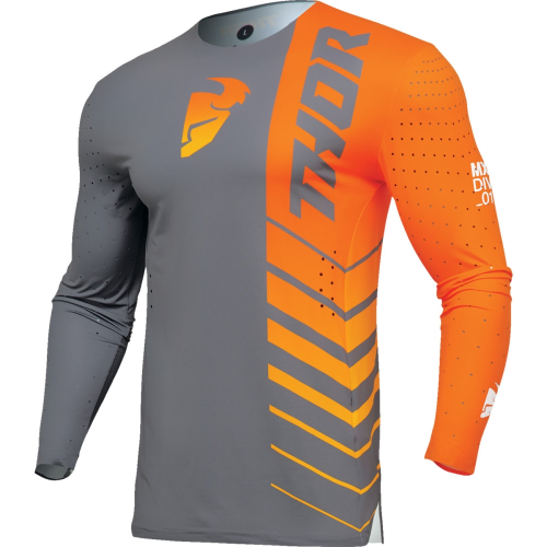 Thor - Thor Prime Analog Jersey - 2910-7690 - Charcoal/Orange - Medium