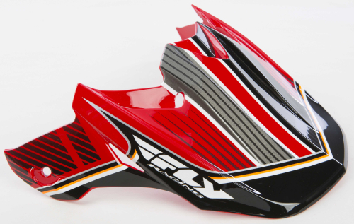 Fly Racing - Fly Racing Visor for F2 Carbon Helmets - Trey Canard Red/Black - F2 VISOR CANARD RD/B