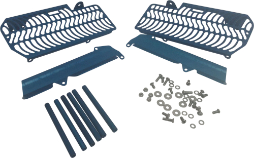 Unabiker - Unabiker Radiator Guards - Blue - YYZ450F5-B